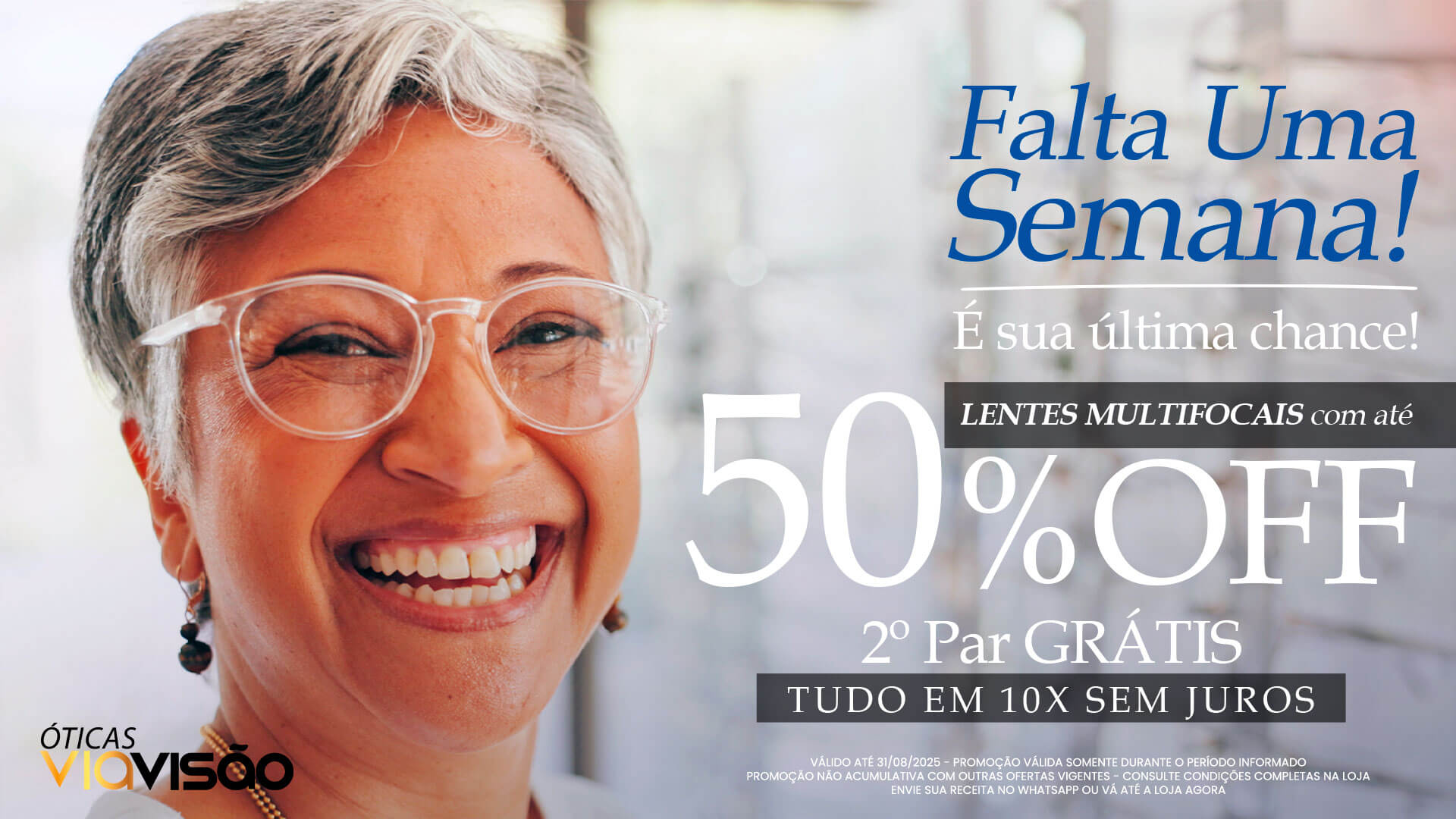 Falta Uma Semana! É sua última chance