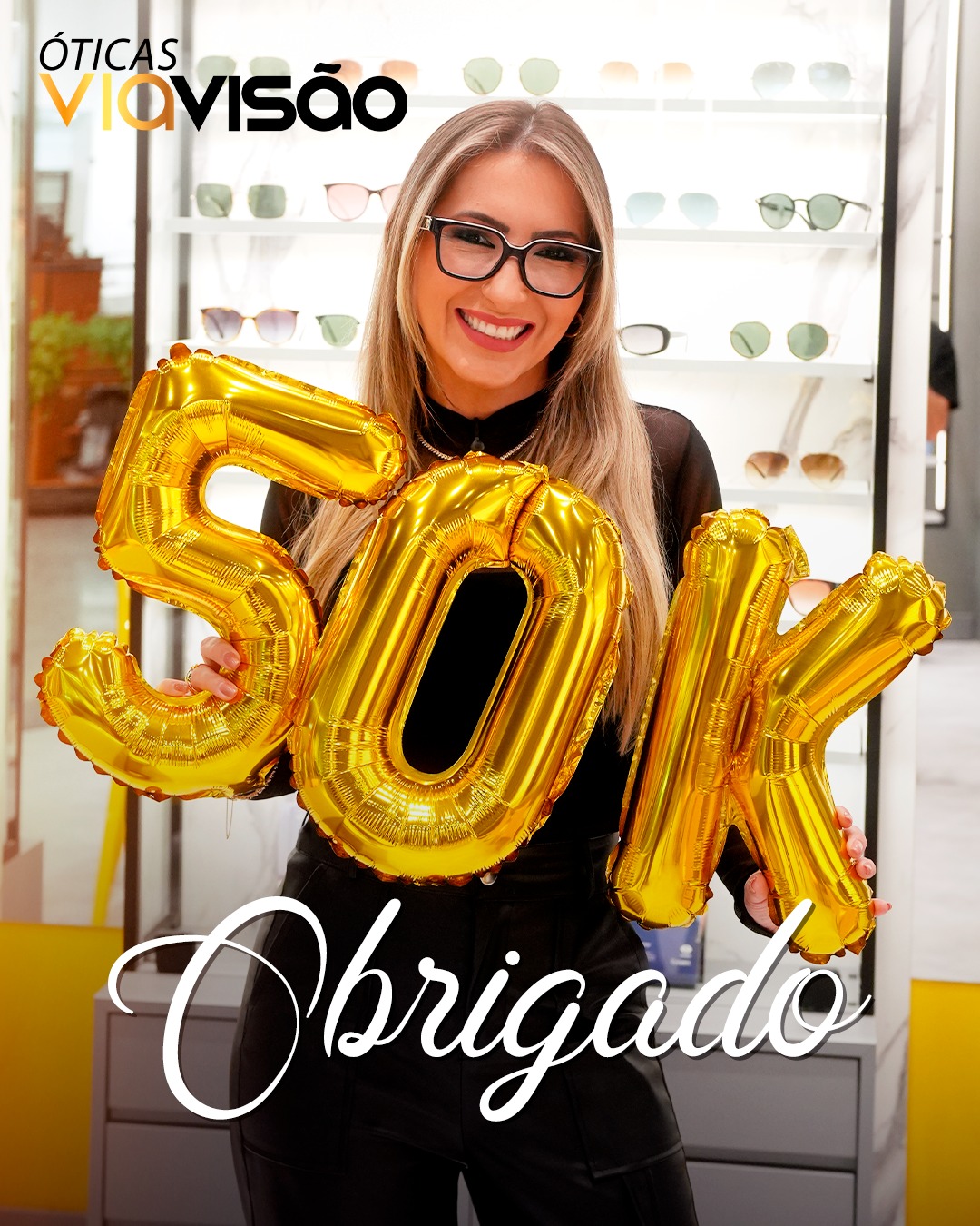50K seguidores no Instagram! Obrigado!