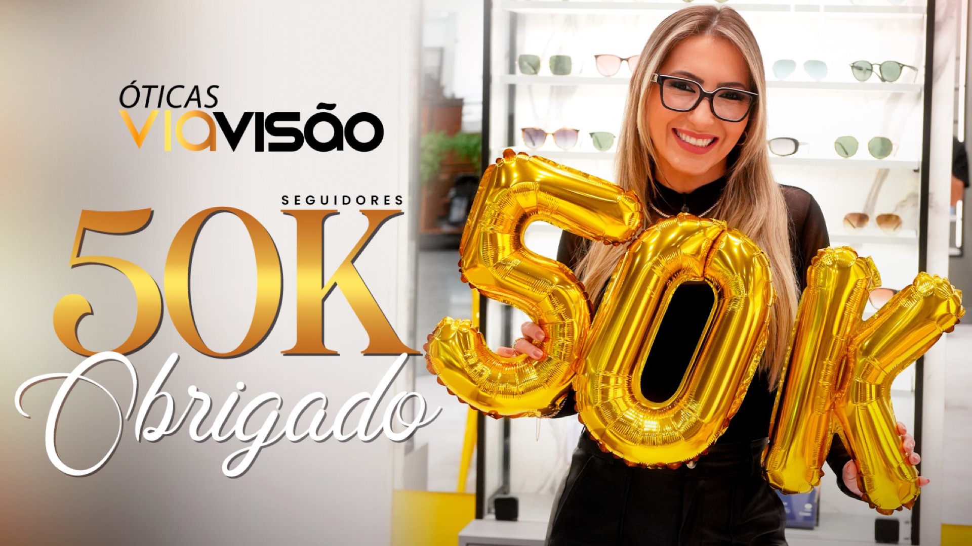 50K seguidores no Instagram! Obrigado!