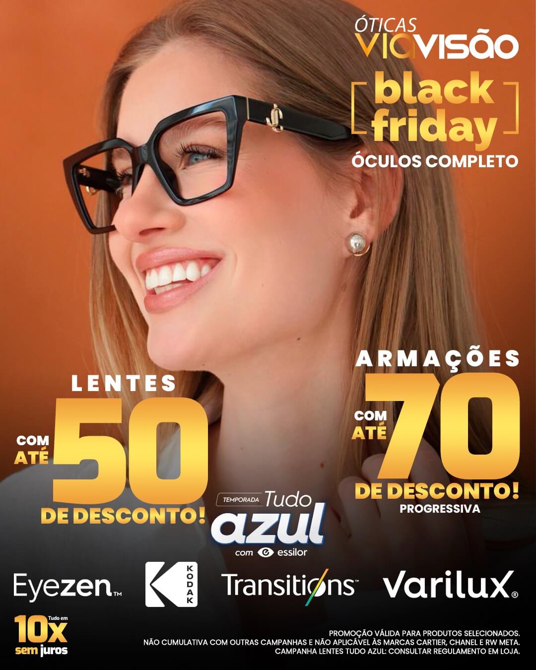 Black Friday - Óculos Completo Black Friday - Óculos Completo