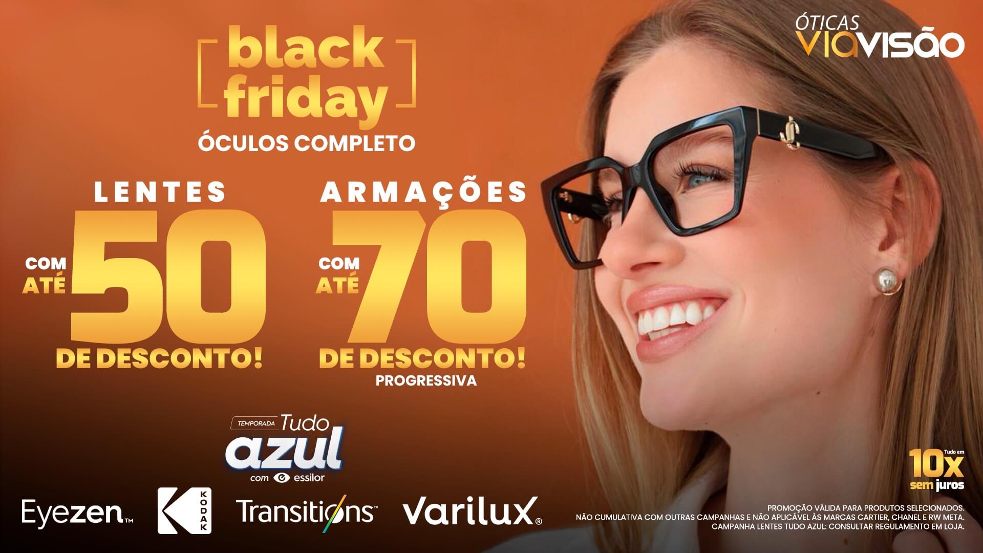 Black Friday - Óculos Completo Black Friday - Óculos Completo