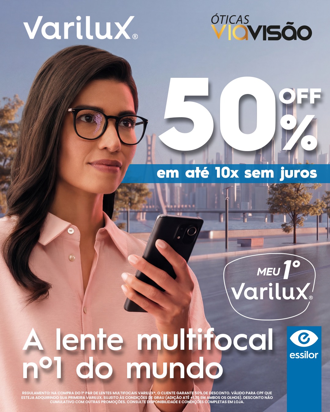 Varilux® 50% Off em até 10x sem juros Varilux® 50% Off em até 10x sem juros