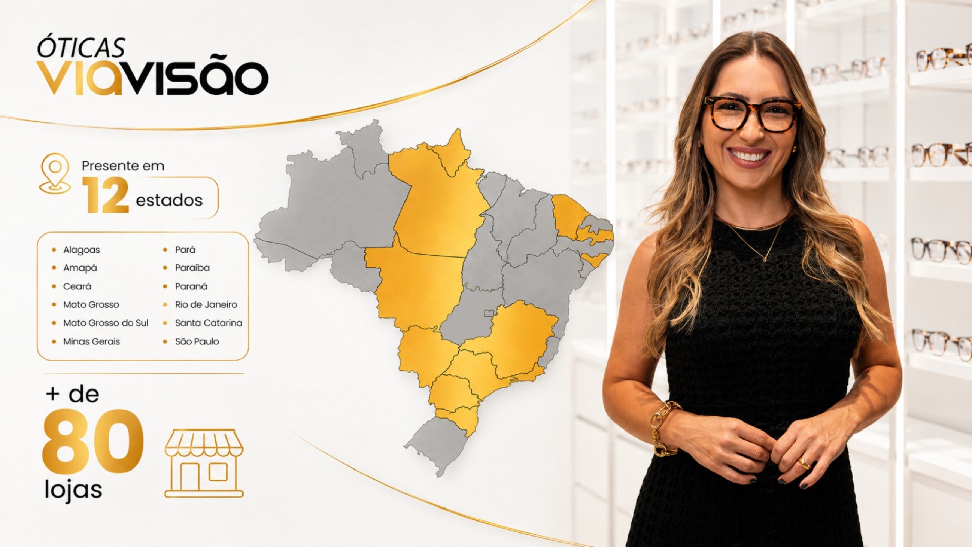 Presente em 12 estados