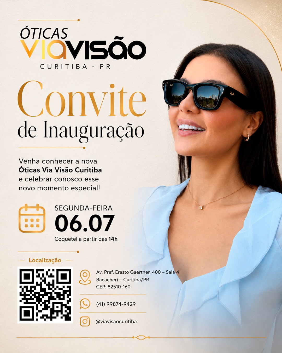 Convite de Inauguração Convite de Inauguração