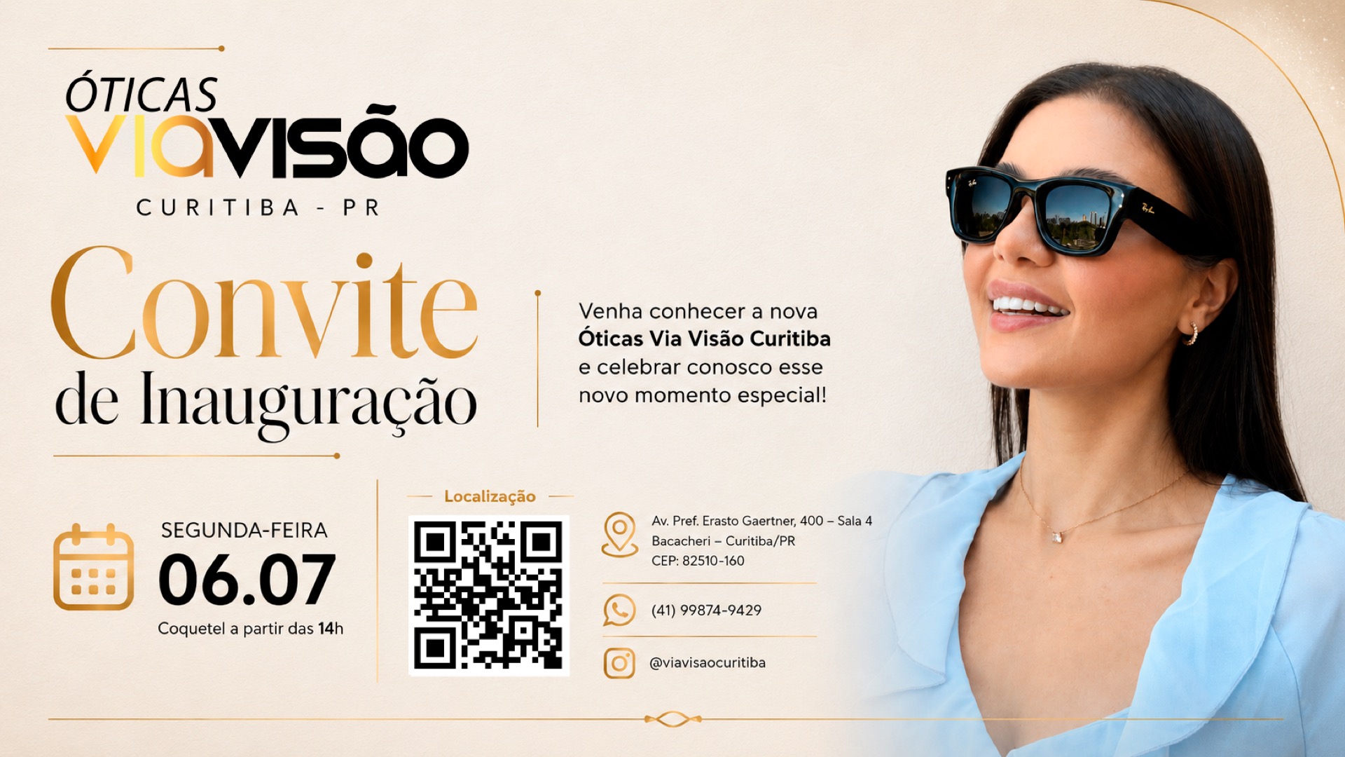 Convite de Inauguração Convite de Inauguração