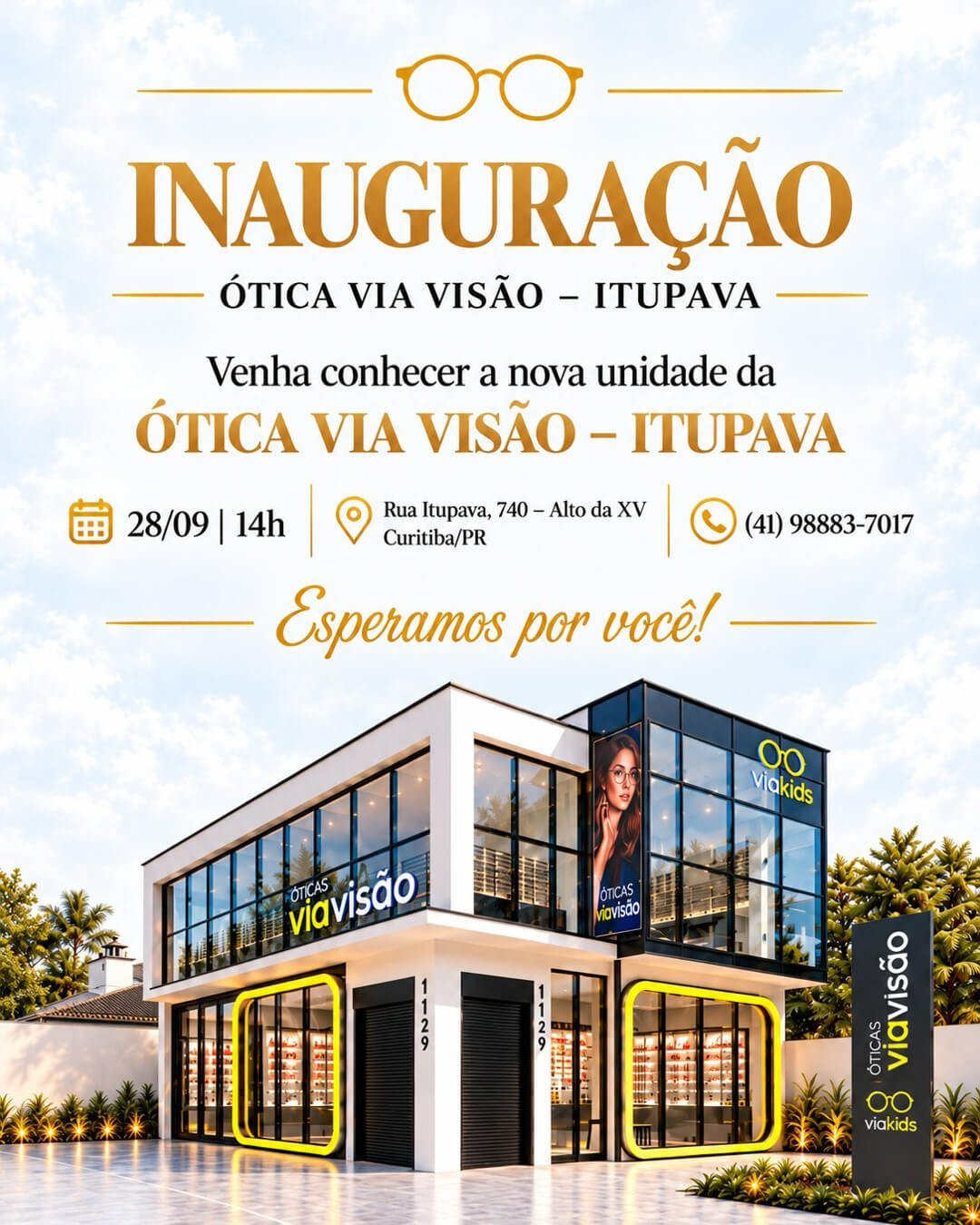 Inauguração Ótica Via Visão - Itupava