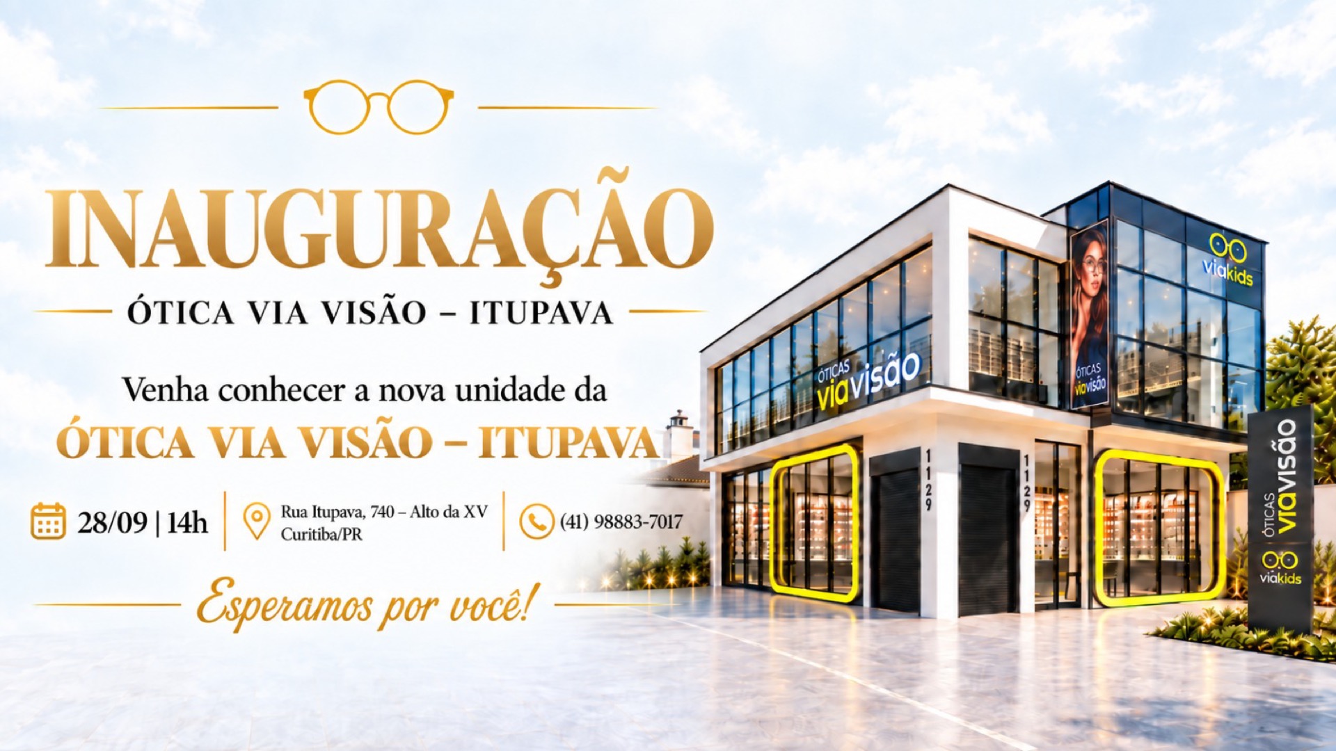 Inauguração Ótica Via Visão - Itupava
